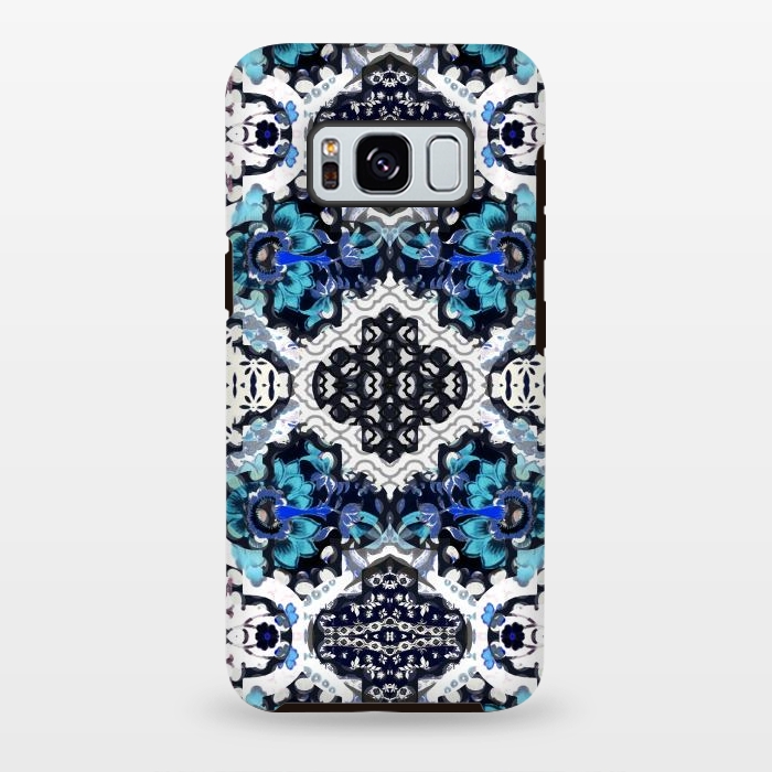 Galaxy S8 plus StrongFit Oriental floral pattern by Oana 