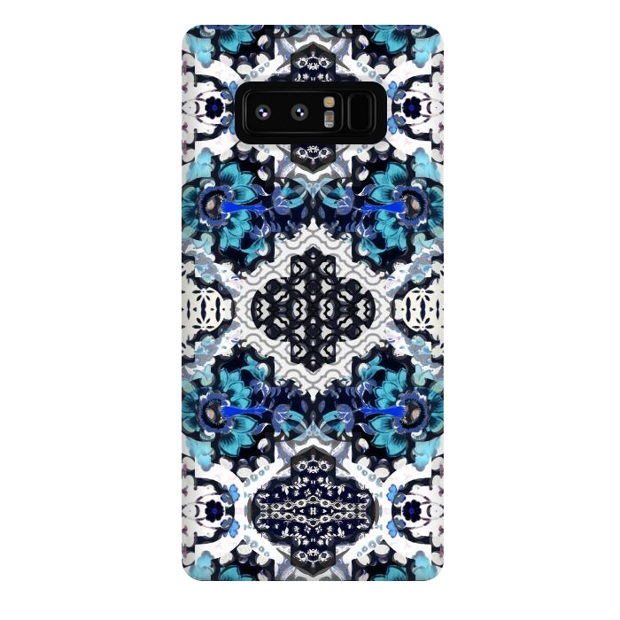 Galaxy Note 8 StrongFit Oriental floral pattern by Oana 