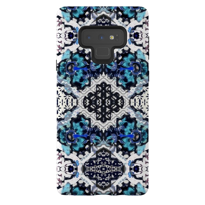 Galaxy Note 9 StrongFit Oriental floral pattern by Oana 