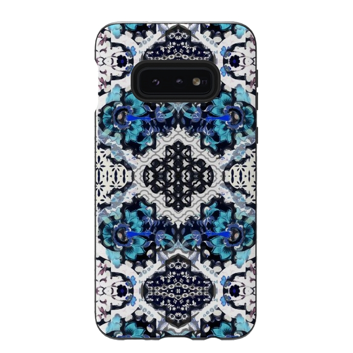 Galaxy S10e StrongFit Oriental floral pattern by Oana 