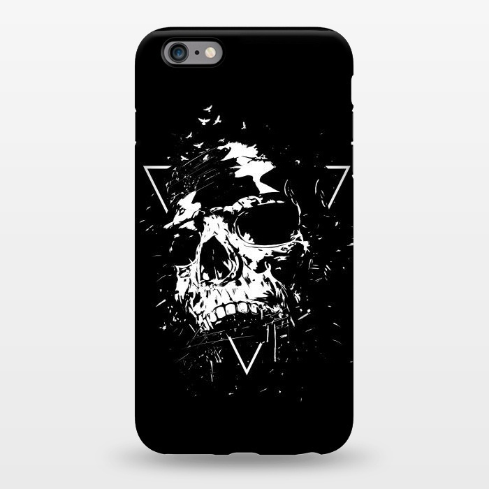 iPhone 6/6s plus StrongFit Skull X (bw) by Balazs Solti