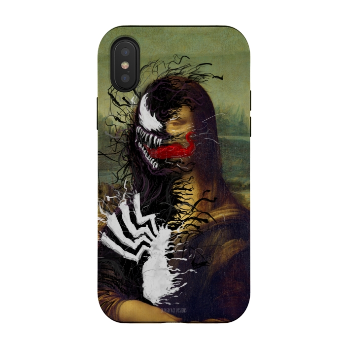iPhone Xs / X StrongFit Venomized MonaLisa by Gringoface Designs