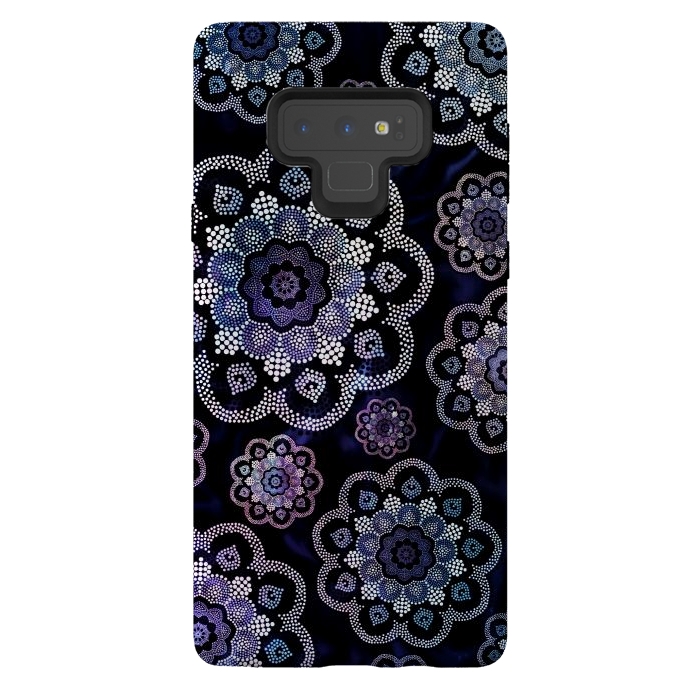 Galaxy Note 9 StrongFit Flower pattern mandala by Jms