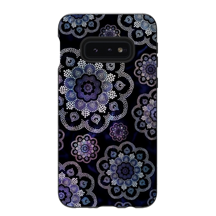 Galaxy S10e StrongFit Flower pattern mandala by Jms