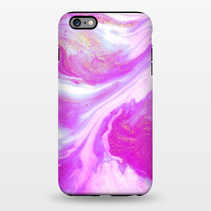 iPhone 6/6s plus StrongFit Pink and Gold Shimmer Abstract by Ashley Camille