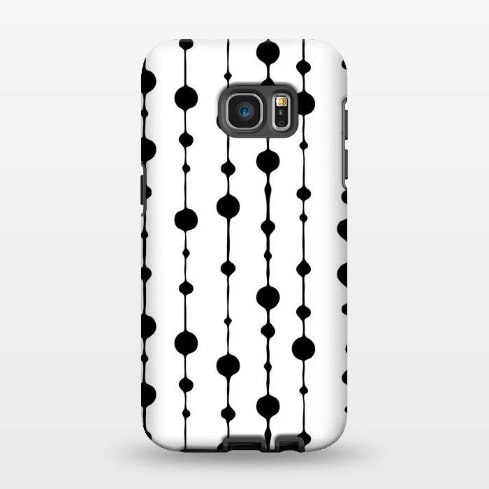 Galaxy S7 EDGE StrongFit Dots in Lines I by Majoih
