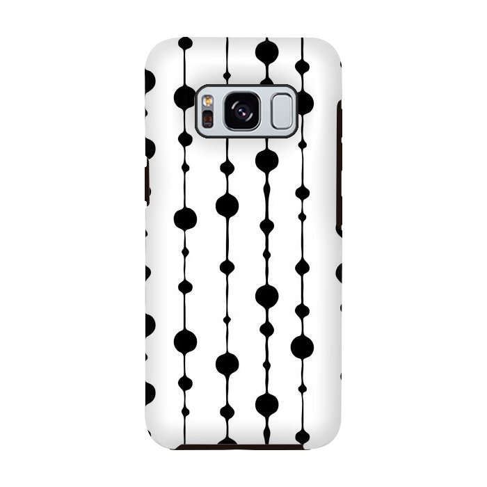 Galaxy S8 StrongFit Dots in Lines I by Majoih