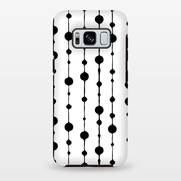 Galaxy S8 plus StrongFit Dots in Lines I by Majoih
