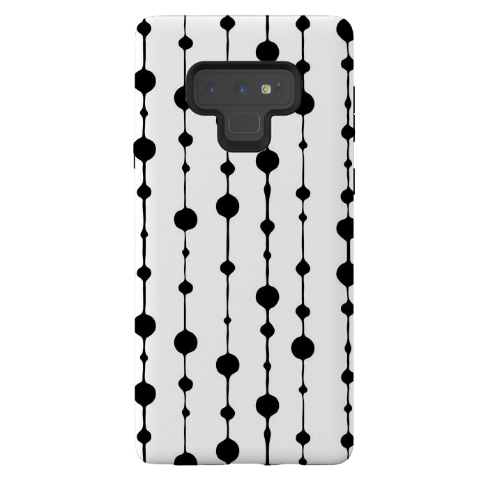 Galaxy Note 9 StrongFit Dots in Lines I by Majoih
