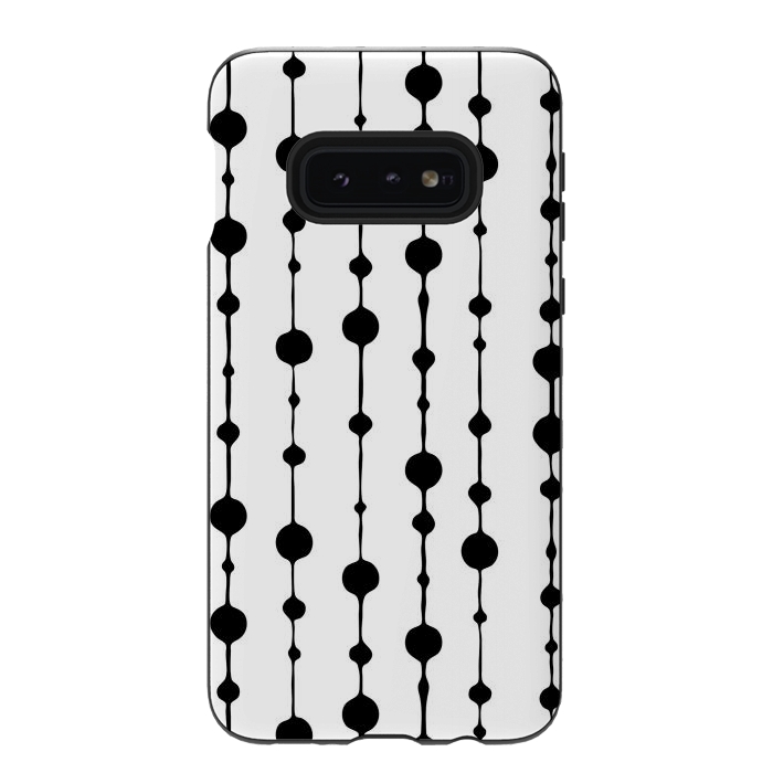 Galaxy S10e StrongFit Dots in Lines I by Majoih
