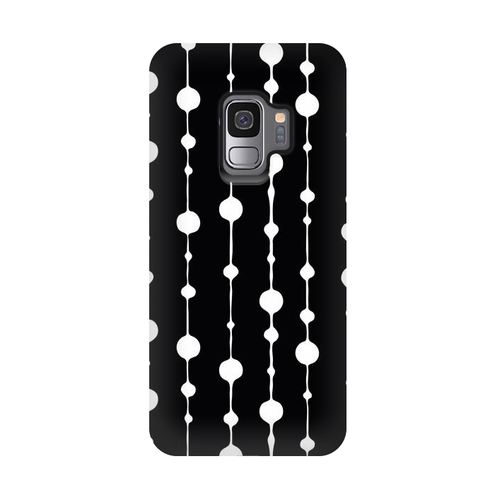 Galaxy S9 StrongFit Dots in Lines II by Majoih