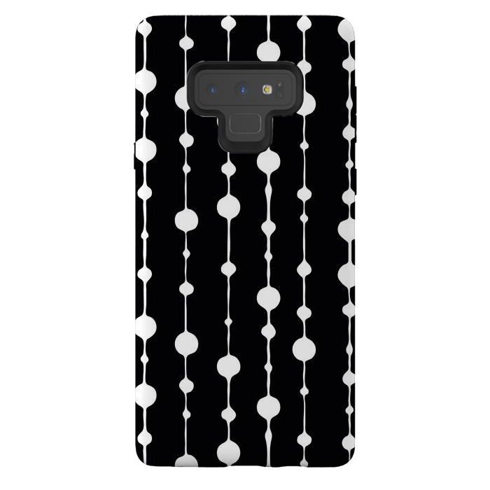 Galaxy Note 9 StrongFit Dots in Lines II by Majoih
