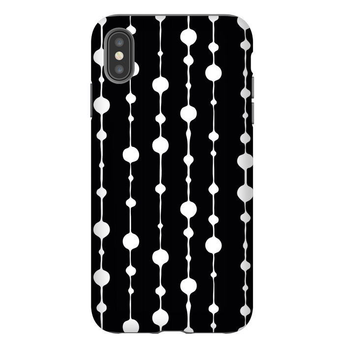 iPhone Xs Max StrongFit Dots in Lines II by Majoih