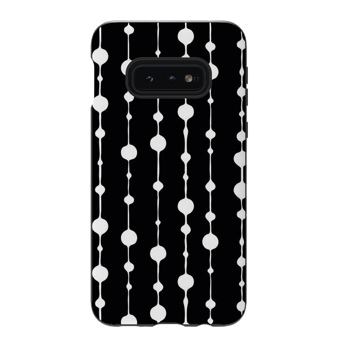 Galaxy S10e StrongFit Dots in Lines II by Majoih