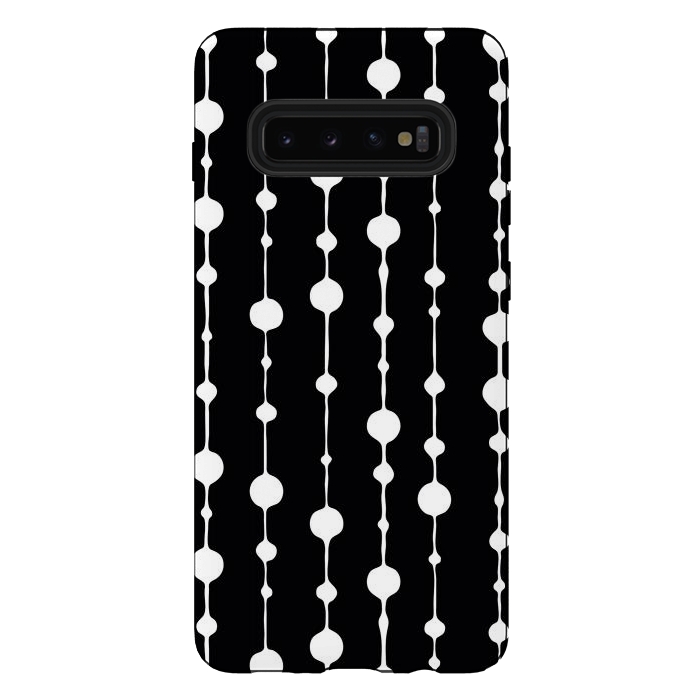 Galaxy S10 plus StrongFit Dots in Lines II by Majoih