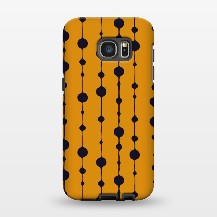 Galaxy S7 EDGE StrongFit Dots in Lines III by Majoih
