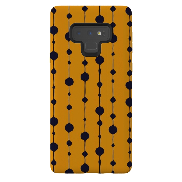 Galaxy Note 9 StrongFit Dots in Lines III by Majoih