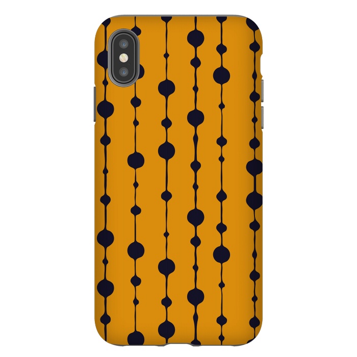 iPhone Xs Max StrongFit Dots in Lines III by Majoih