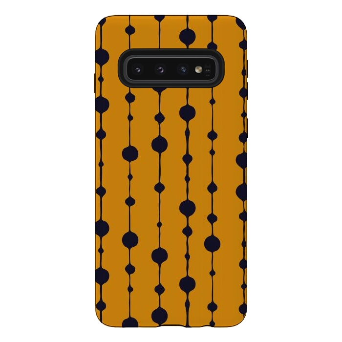 Galaxy S10 StrongFit Dots in Lines III by Majoih