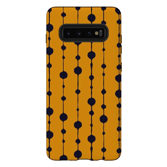 Galaxy S10 plus StrongFit Dots in Lines III by Majoih