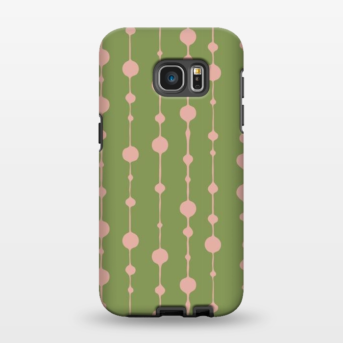 Galaxy S7 EDGE StrongFit Dots in Lines VI by Majoih