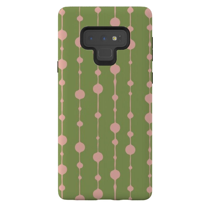 Galaxy Note 9 StrongFit Dots in Lines VI by Majoih