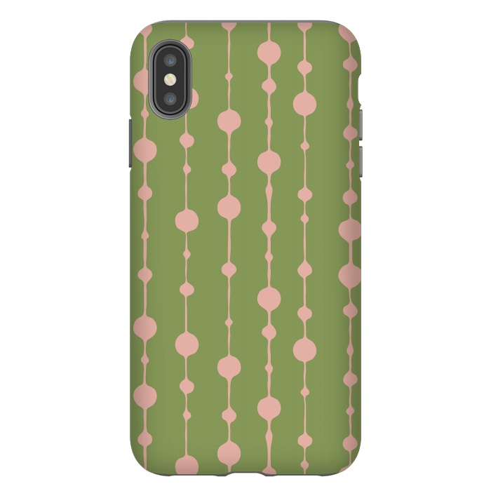 iPhone Xs Max StrongFit Dots in Lines VI by Majoih