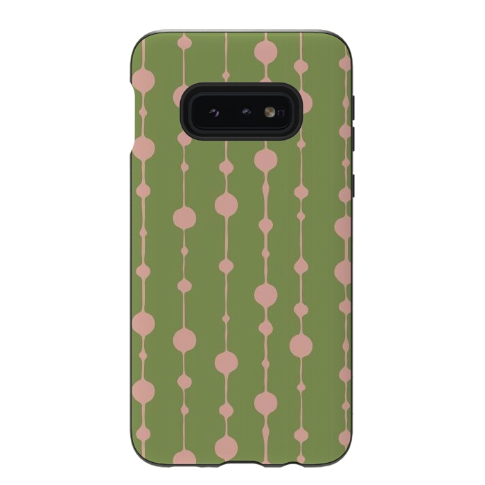 Galaxy S10e StrongFit Dots in Lines VI by Majoih