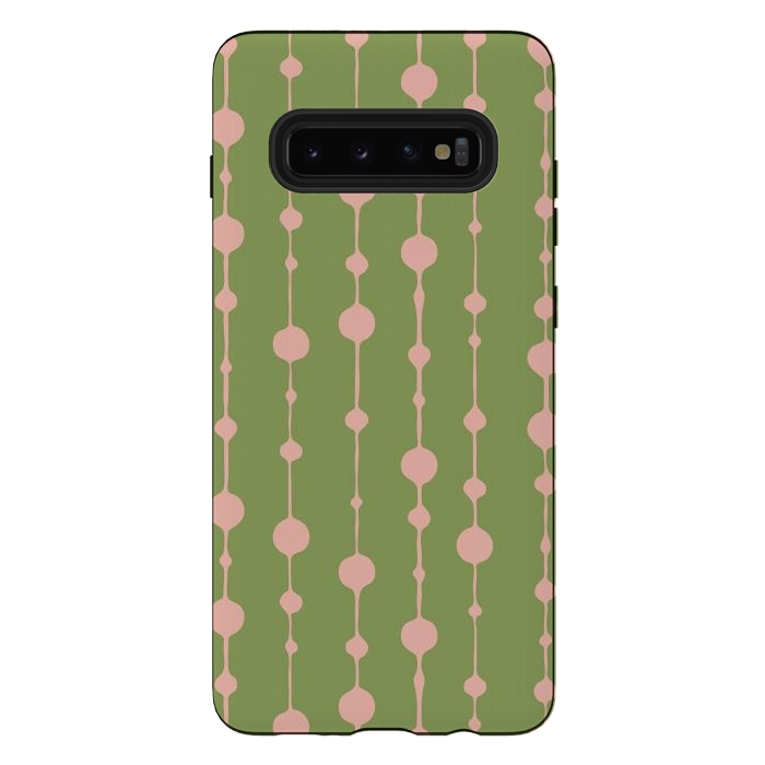Galaxy S10 plus StrongFit Dots in Lines VI by Majoih