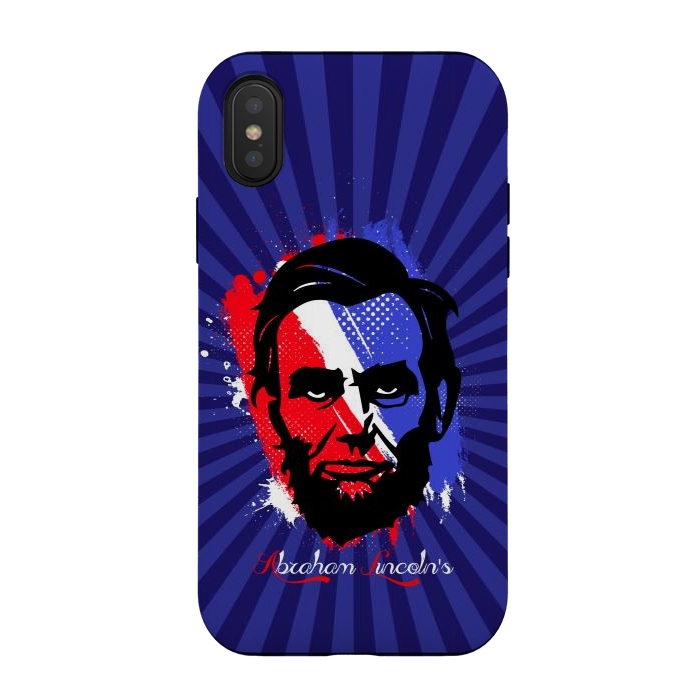 iPhone Xs / X StrongFit abraham retro by TMSarts