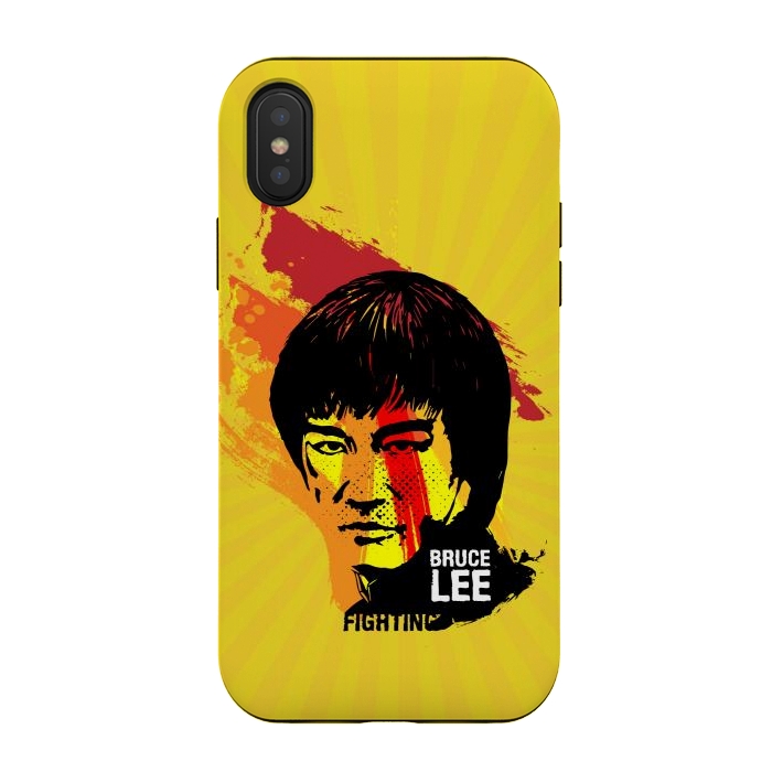 iPhone Xs / X StrongFit bruce lee legend by TMSarts