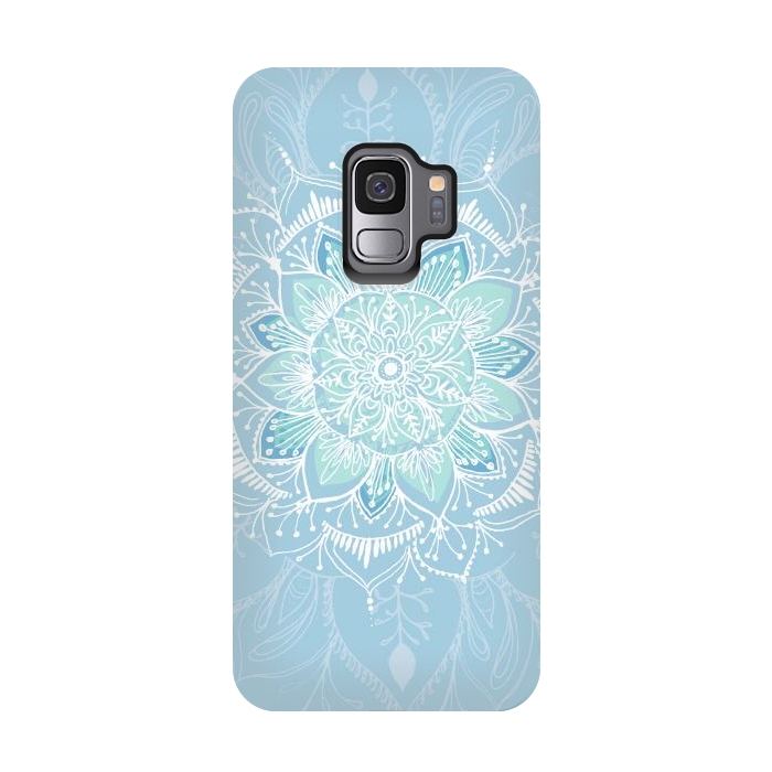 Galaxy S9 StrongFit Baby Blue  by Rose Halsey