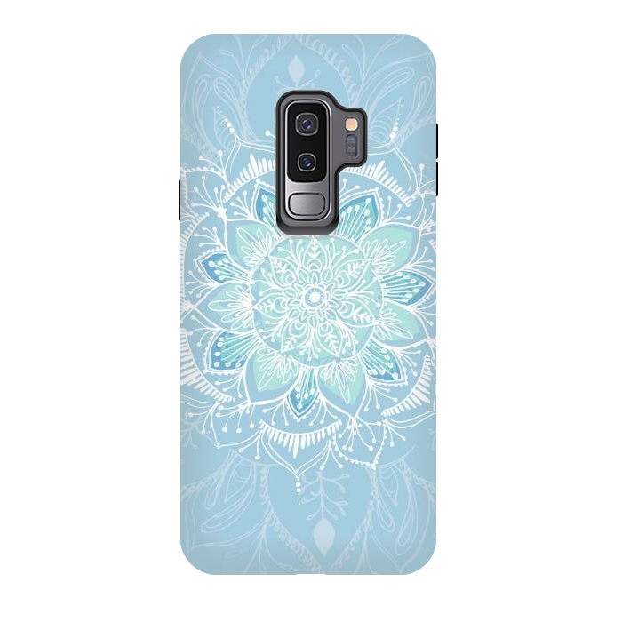 Galaxy S9 plus StrongFit Baby Blue  by Rose Halsey