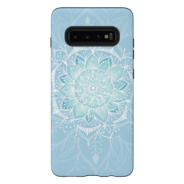 Galaxy S10 plus StrongFit Baby Blue  by Rose Halsey