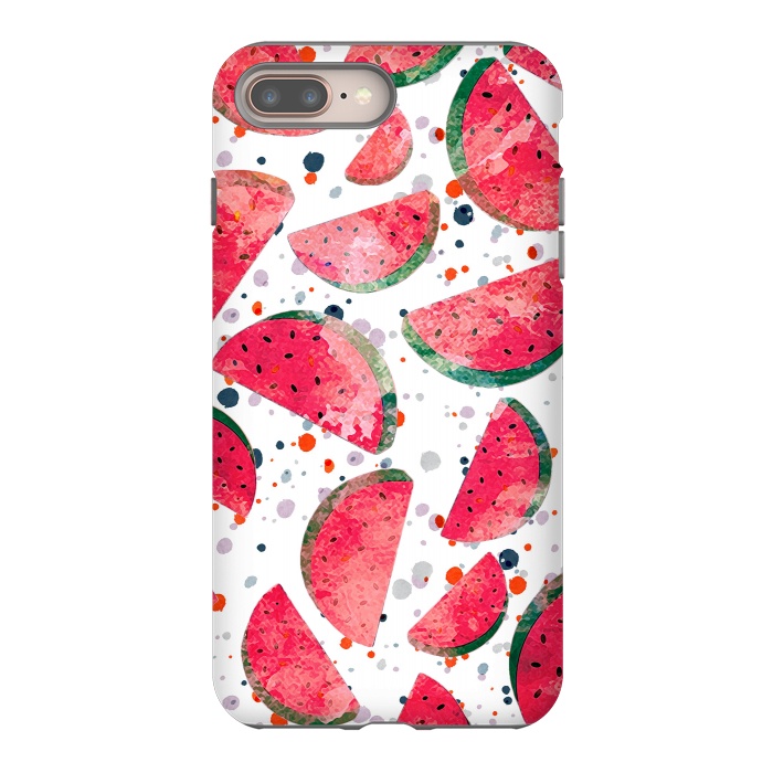 iPhone 7 plus StrongFit Splattered watermelons by Oana 