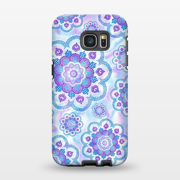 Galaxy S7 EDGE StrongFit Mandala flower pattern by Jms