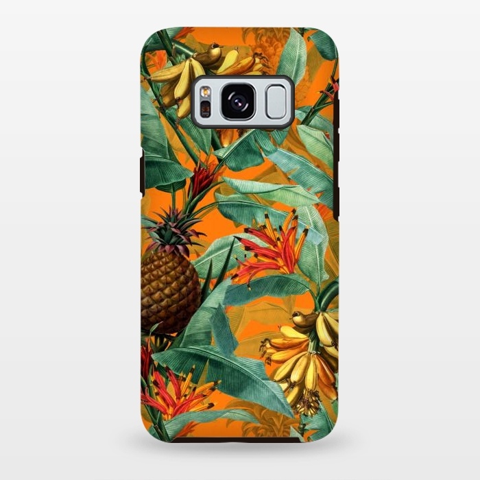 Galaxy S8 plus StrongFit Sunny Banana and Pinapple Jungle Garden by  Utart