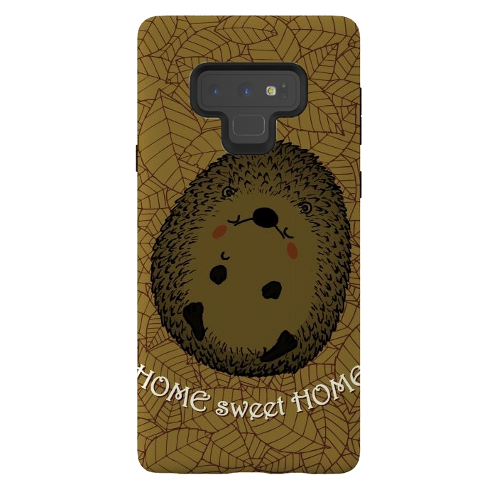 Galaxy Note 9 StrongFit HOME SWEET HOME by Mangulica