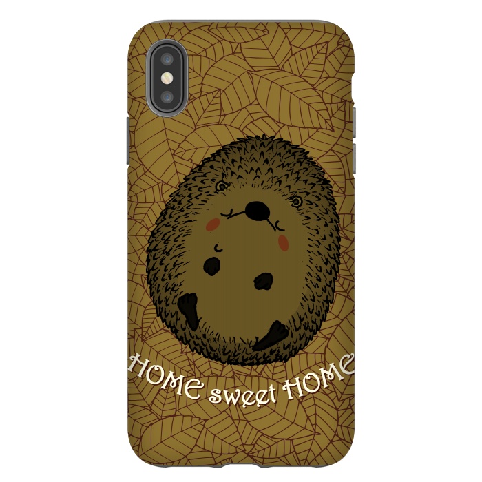 iPhone Xs Max StrongFit HOME SWEET HOME by Mangulica