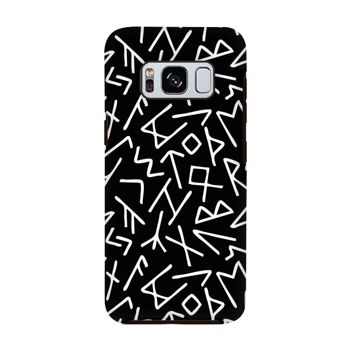 Galaxy S8 StrongFit Scrambled Runes I by Majoih
