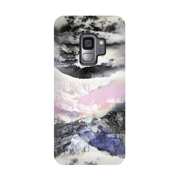 Galaxy S9 StrongFit Storm clouds mountain landscape by Oana 