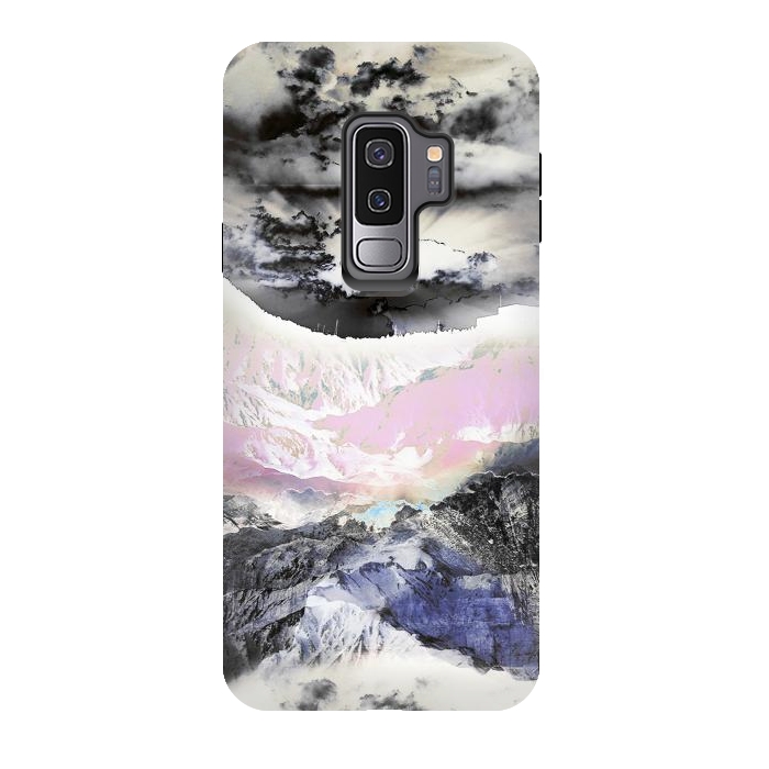 Galaxy S9 plus StrongFit Storm clouds mountain landscape by Oana 