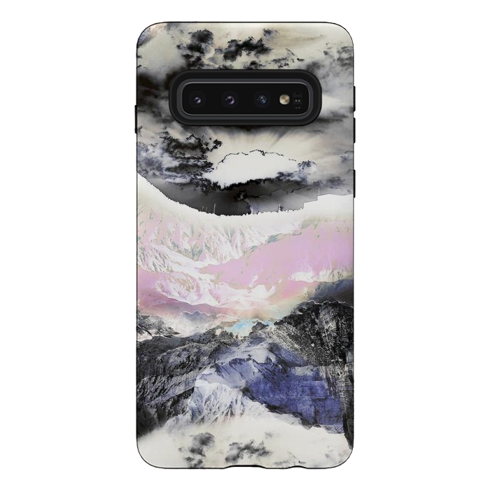 Galaxy S10 StrongFit Storm clouds mountain landscape by Oana 