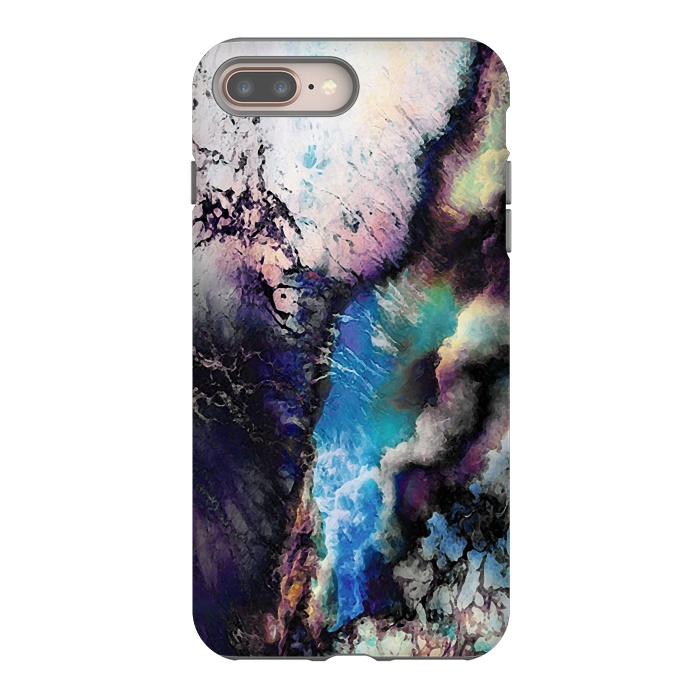 iPhone 7 plus StrongFit Abstract marble art by Oana 