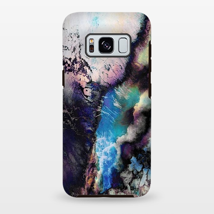 Galaxy S8 plus StrongFit Abstract marble art by Oana 