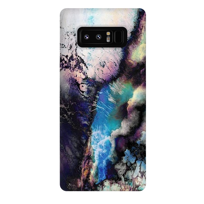 Galaxy Note 8 StrongFit Abstract marble art by Oana 