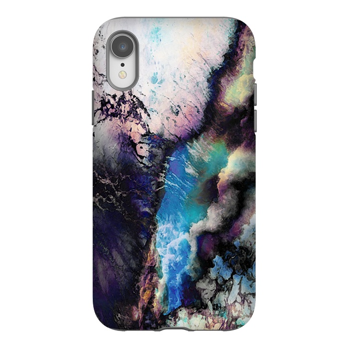 iPhone Xr StrongFit Abstract marble art by Oana 