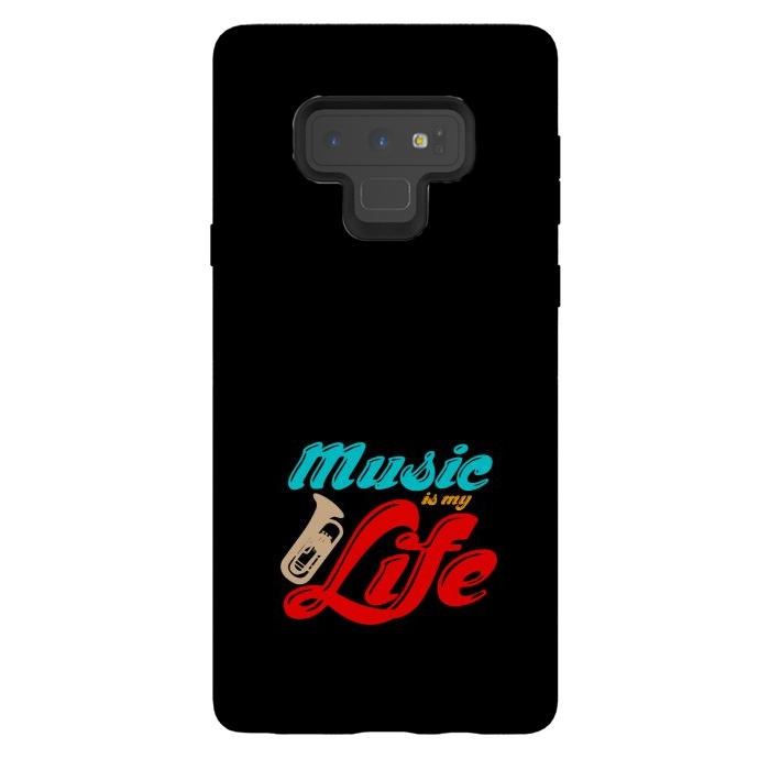 Galaxy Note 9 StrongFit music is my life by TMSarts