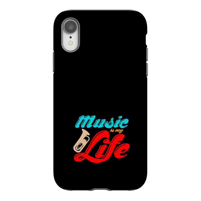 iPhone Xr StrongFit music is my life by TMSarts