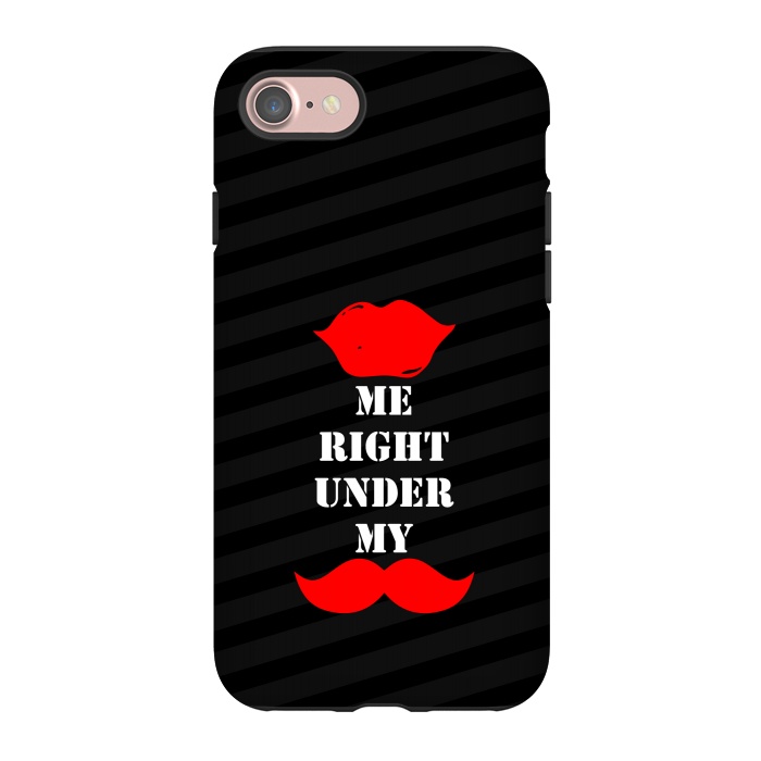 iPhone 7 StrongFit kiss me mustache by TMSarts